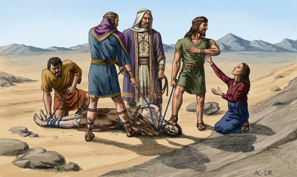 Volume 1 ONLY Illustrations from Treasures from the Book of Mormon workbook